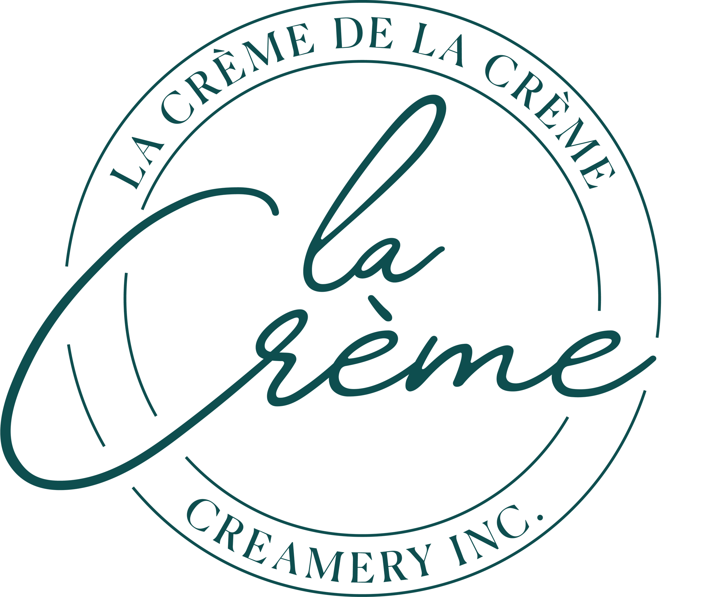 La Creme de la Creme Creamery Inc logo